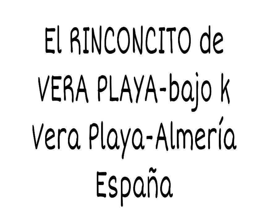 El Rinconcito De Vera Playa - Bajo K Экстерьер фото